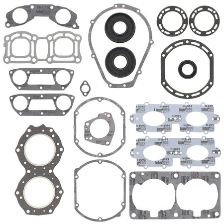 WINDEROSA Gasket Kit With Oil Seals for Yamaha 700 Wave Raider 94 95 611602